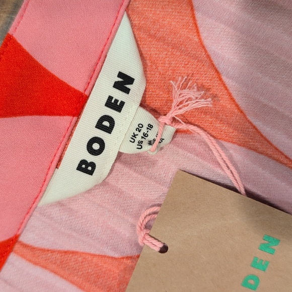 Boden Pleated Midi Skirt 16-18 - Picture 5 of 7